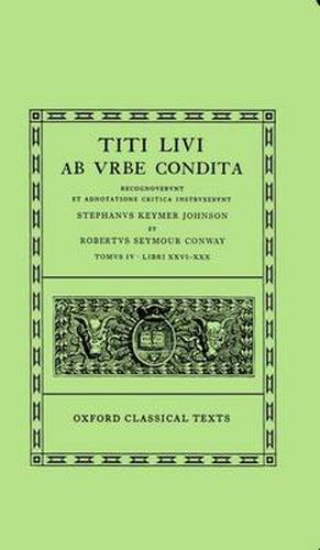 Cover image for Livy Ab Urbe Condita