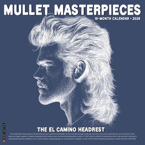Cover image for Mullet Masterpieces 12 X 12 Wall Calendar