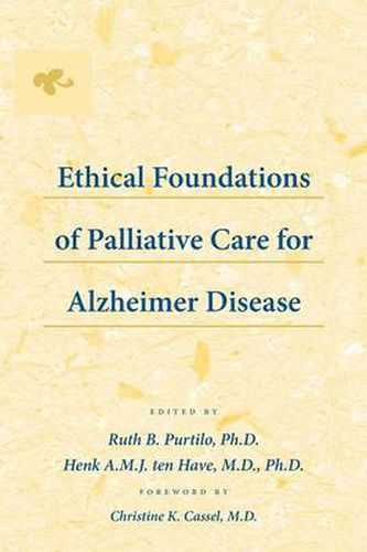 Cover image for Ethical Foundations of Palliative Care for Alzheimer Disease