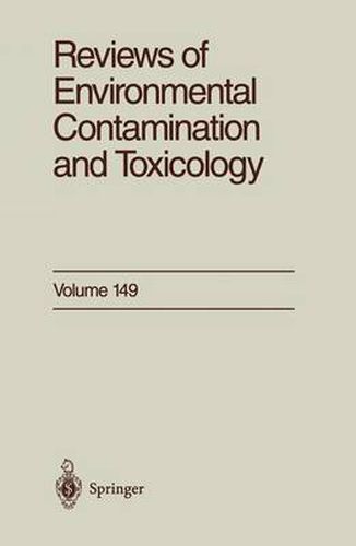 Cover image for Reviews of Environmental Contamination and Toxicology: Continuation of Residue Reviews