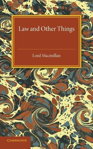 Cover image for Law and Other Things