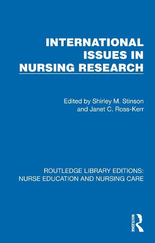 Cover image for International Issues in Nursing Research