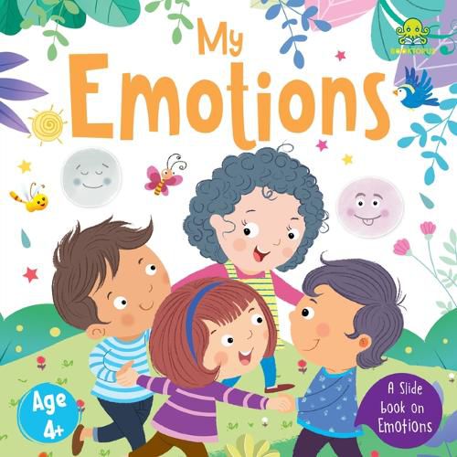 Cover image for Booktopus Slide and Learn Board Book - My Emotions Emotional Learning Book - Interactive Books for Kids 4+ Years - Social Skills Development