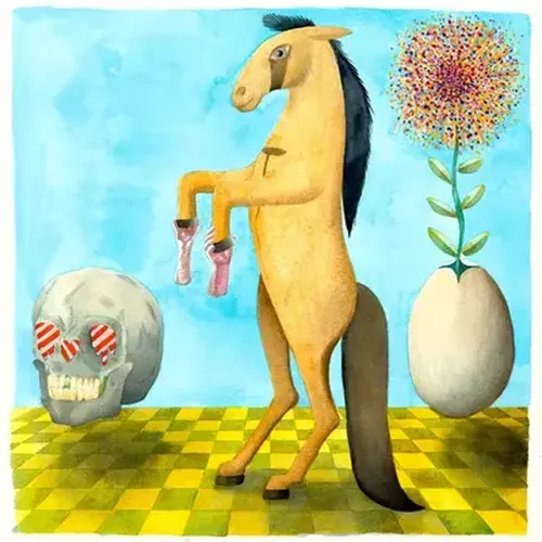 Cover image for Mighty Vertebrate - Anna Butterss (Fossilized Chartruese Vinyl)