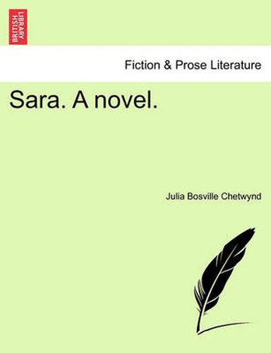 Cover image for Sara. a Novel.