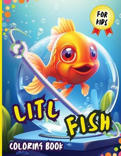 Cover image for Litl Fish Coloring Book For Kids