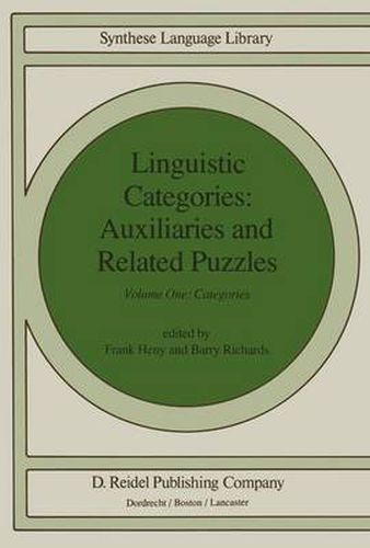 Cover image for Linguistic Categories: Auxiliaries and Related Puzzles: Volume One: Categories