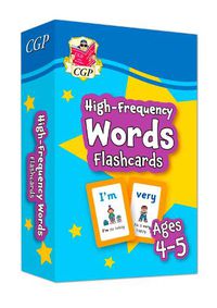 Cover image for High-Frequency Words Flashcards for Ages 4-5 (Reception)