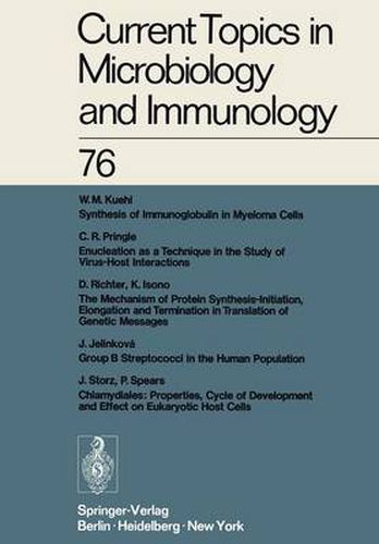 Cover image for Current Topics in Microbiology and Immunology