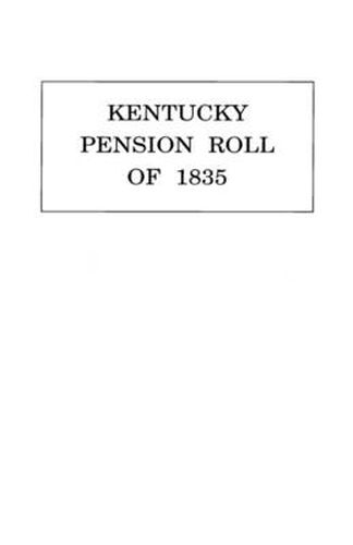 Cover image for Kentucky Pension Roll for 1835