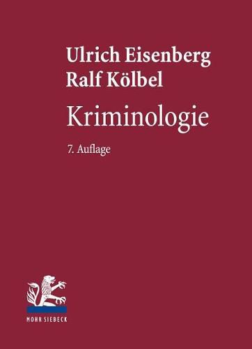 Cover image for Kriminologie