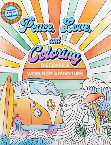 Cover image for Peace, Love, and Coloring