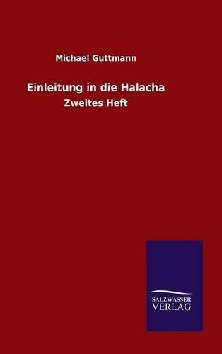 Cover image for Einleitung in die Halacha
