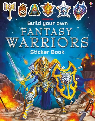 Build Your Own Fantasy Warriors Sticker Book