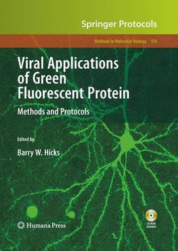 Cover image for Viral Applications of Green Fluorescent Protein: Methods and Protocols