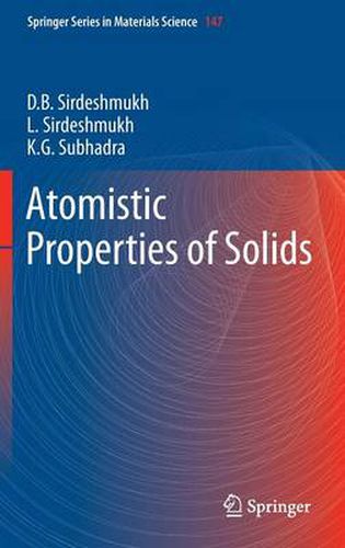 Cover image for Atomistic Properties of Solids