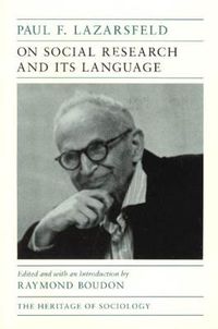 Cover image for On Social Research and Its Language