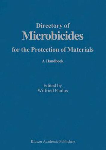 Cover image for Directory of Microbicides for the Protection of Materials: A Handbook