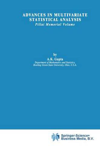 Cover image for Advances in Multivariate Statistical Analysis: Pillai Memorial Volume