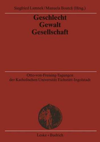Cover image for Geschlecht -- Gewalt -- Gesellschaft
