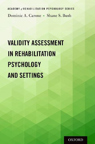 Cover image for Validity Assessment in Rehabilitation Psychology and Settings