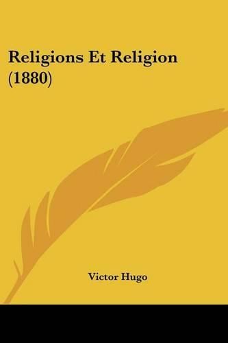 Cover image for Religions Et Religion (1880)