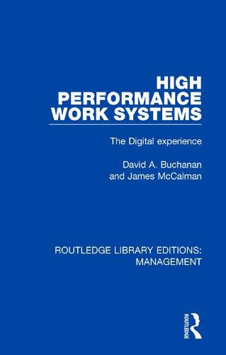 Cover image for High Performance Work Systems: The Digital Experience