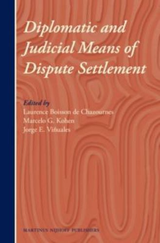 Cover image for Diplomatic and Judicial Means of Dispute Settlement