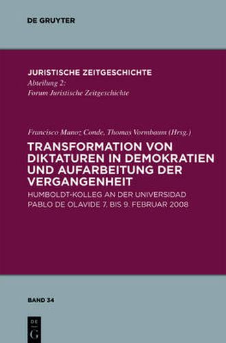 Cover image for Transformation von Diktaturen in Demokratien und Aufarbeitung der Vergangenheit