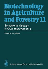 Cover image for Somaclonal Variation in Crop Improvement I