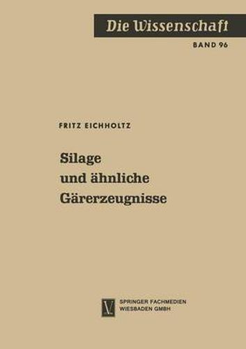 Cover image for Silage Und AEhnliche Garerzeugnisse