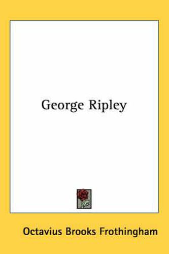 Cover image for George Ripley