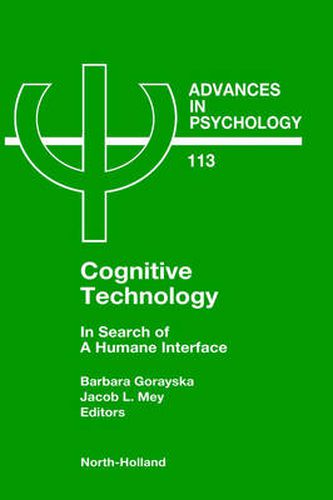 Cover image for Cognitive Technology: In Search of a Humane Interface