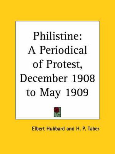 Cover image for Philistine: A Periodical of Protest Vol. 28 (1908)