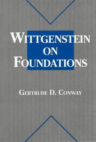 Cover image for Wittgenstein on Foundations