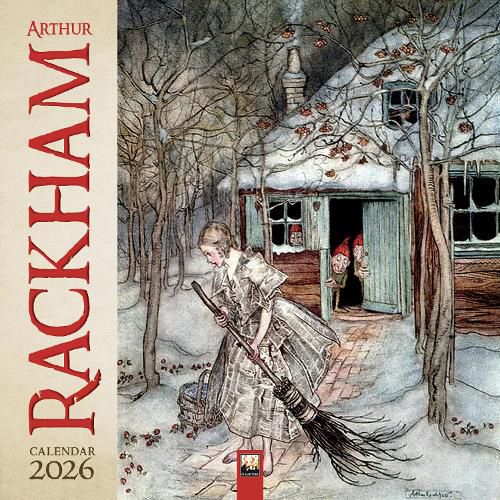 Cover image for Arthur Rackham Wall Calendar 2026 (Art Calendar)