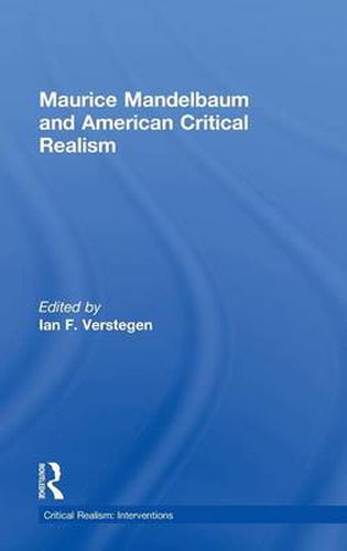 Cover image for Maurice Mandelbaum and American Critical Realism