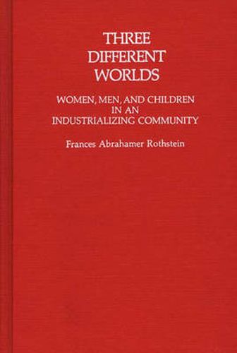 Cover image for Three Different Worlds: Women, Men, and Children in an Industrializing Community