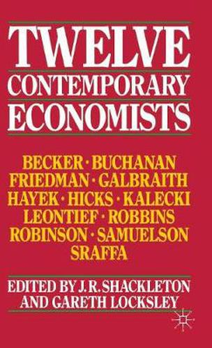 Cover image for Twelve Contemporary Economists