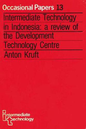 Cover image for Intermediate Technology in Indonesia