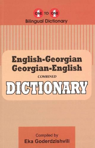 Cover image for English-Georgian & Georgian-English One-to-One Dictionary (exam-suitable)