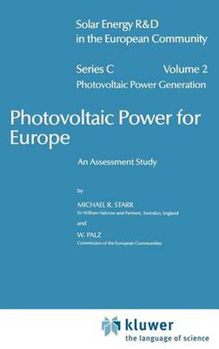 Cover image for Photovoltaic Power for Europe: An Assessment Study