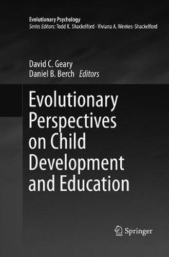 Cover image for Evolutionary Perspectives on Child Development and Education