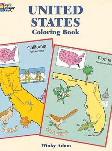 Cover image for United States Coloring Book