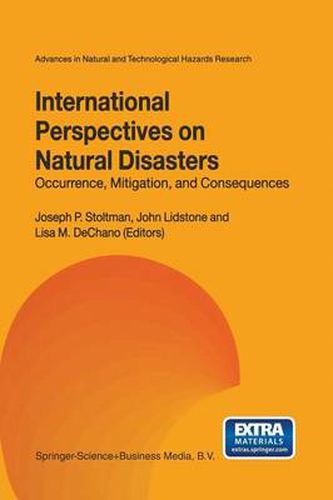 Cover image for International Perspectives on Natural Disasters: Occurrence, Mitigation, and Consequences