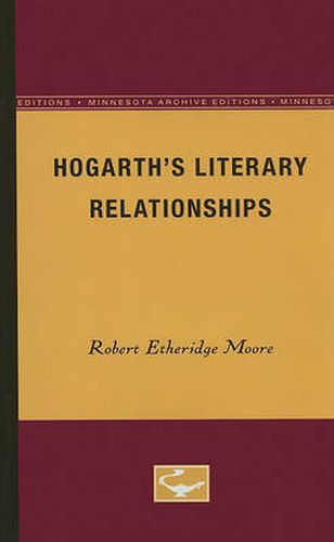 Cover image for Hogarth's Literary Relationships