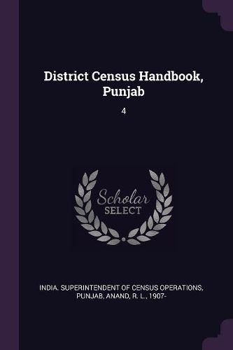 Cover image for District Census Handbook, Punjab
