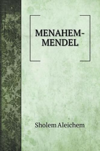 Cover image for Menahem-Mendel