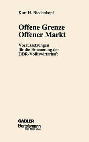 Cover image for Offene Grenze Offener Markt