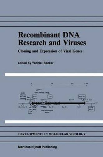 Cover image for Recombinant DNA Research and Viruses: Cloning and Expression of Viral Genes